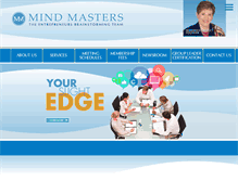 Tablet Screenshot of mindmasters.com